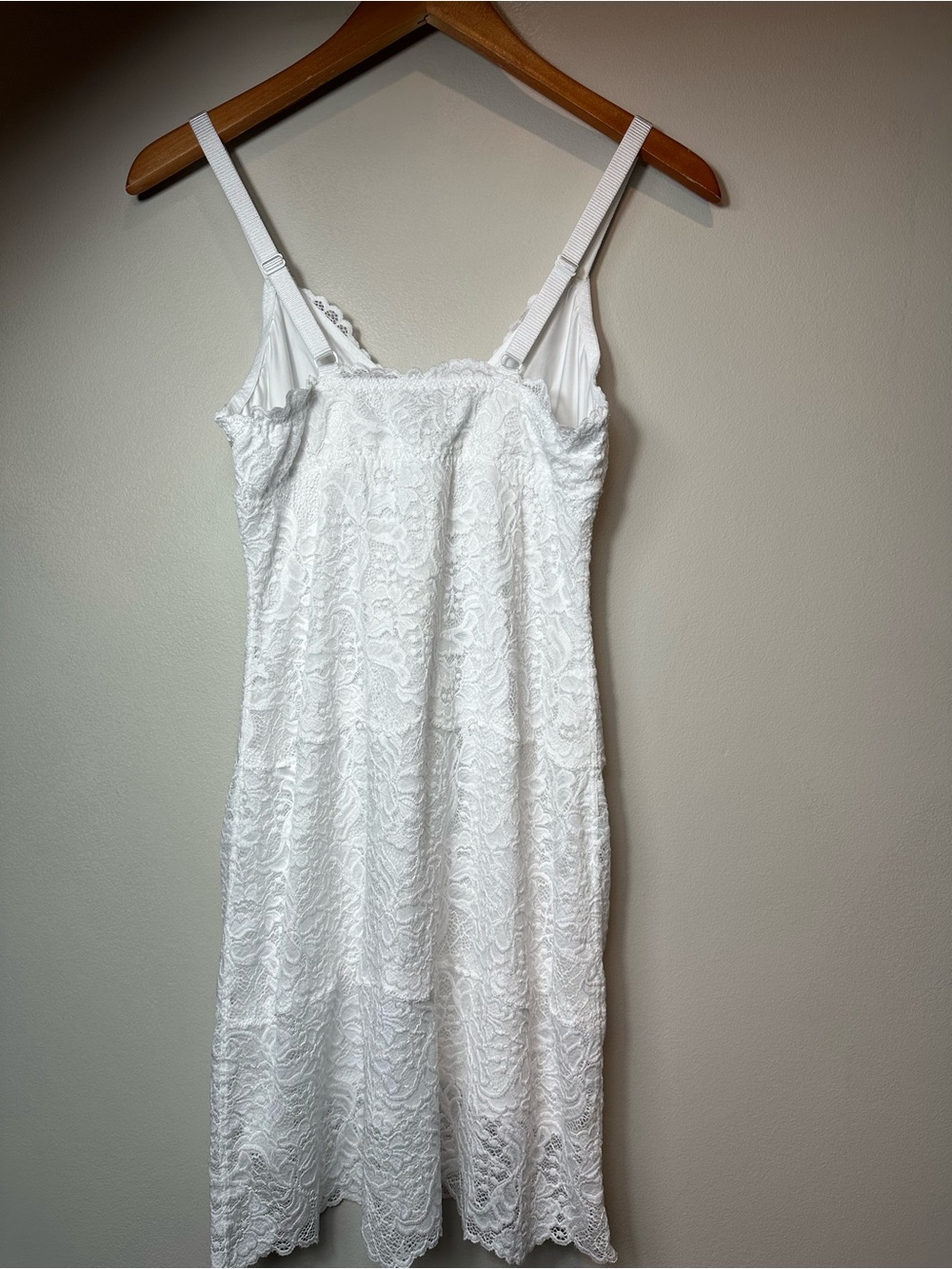 NWT Cosabella Jhansi White Lace Lined Slip Chemise Nightgown Size M - Picture 5 of 10